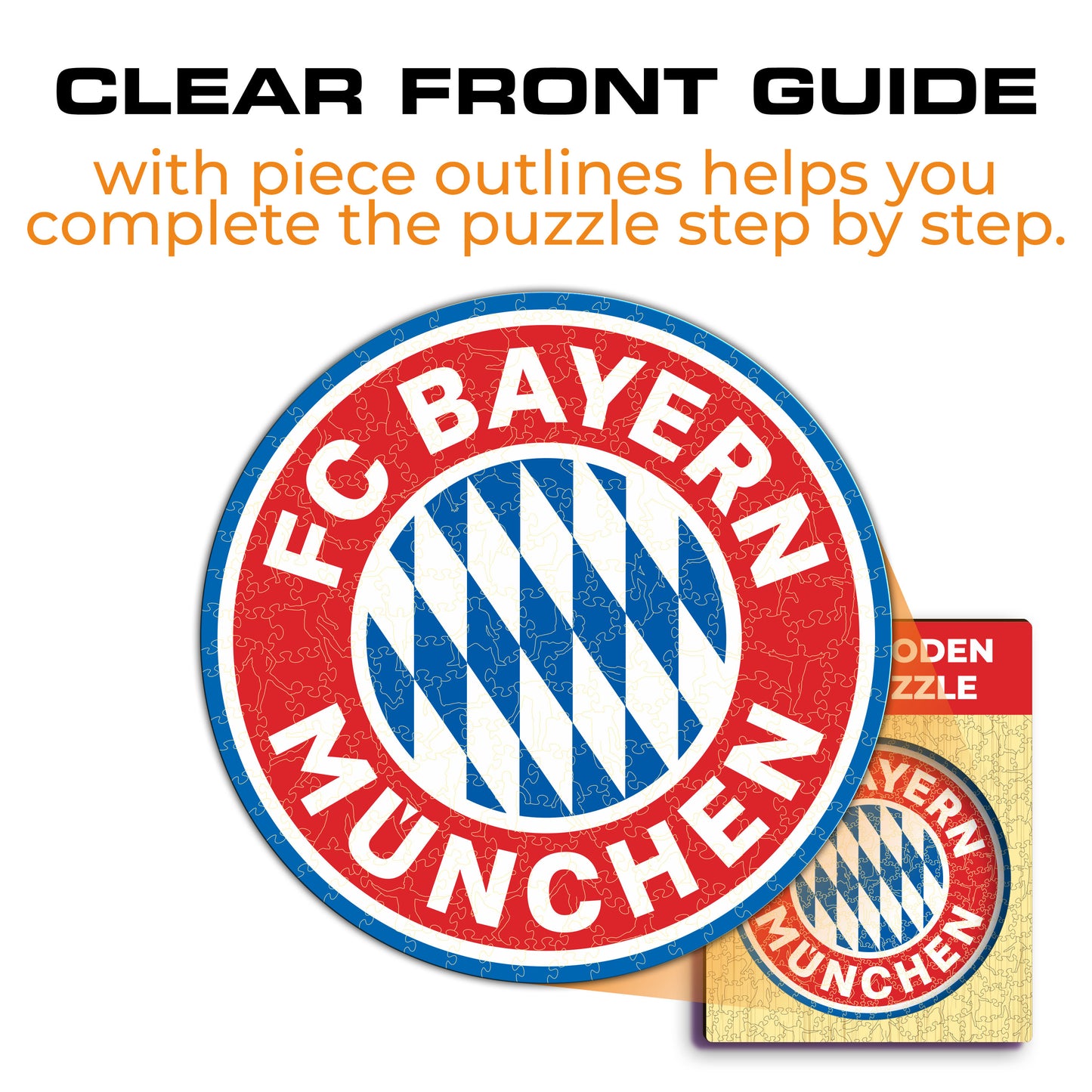 FC Bayern Munich® Crest - Wooden Puzzle