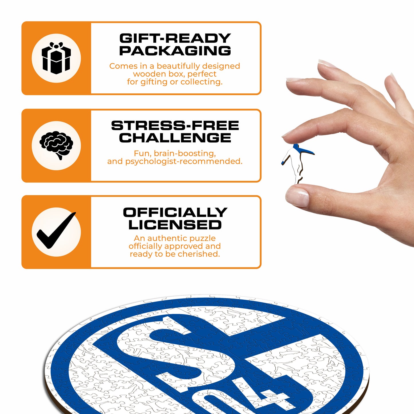 FC Schalke 04® Crest - Wooden Puzzle