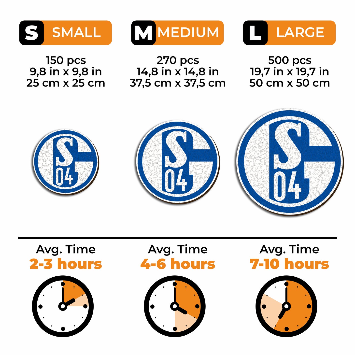 FC Schalke 04® Crest - Wooden Puzzle