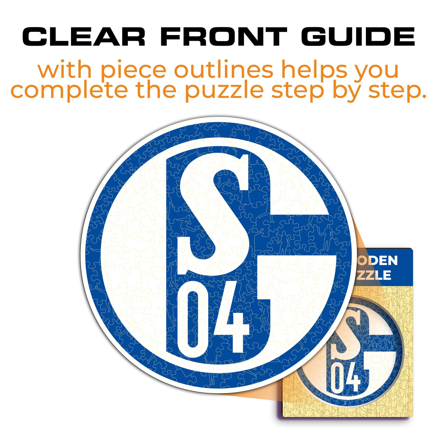 FC Schalke 04® Crest - Wooden Puzzle