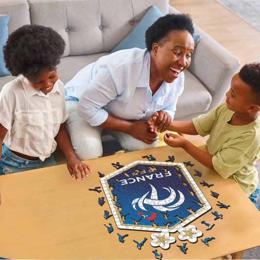 France National Team® Crest - Wooden Puzzle