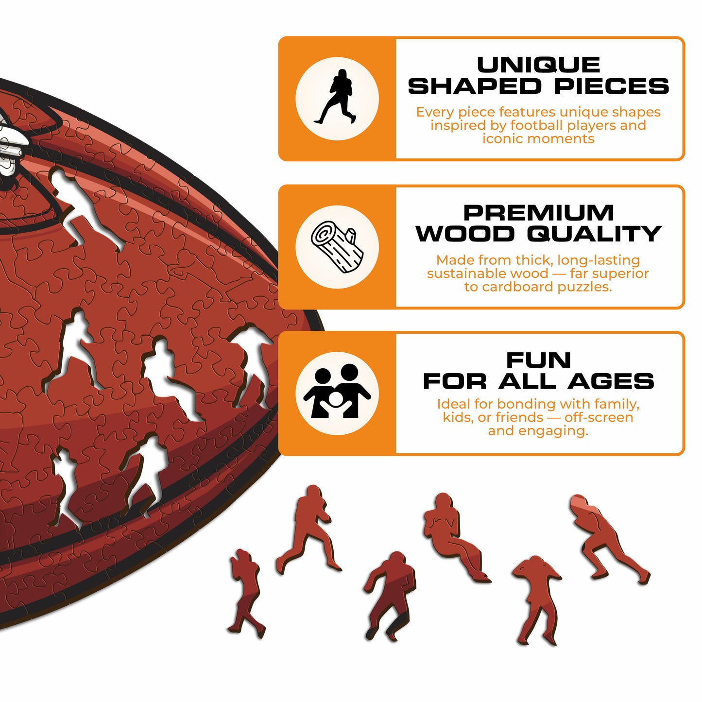Atlanta Falcons™ - Wooden Puzzle