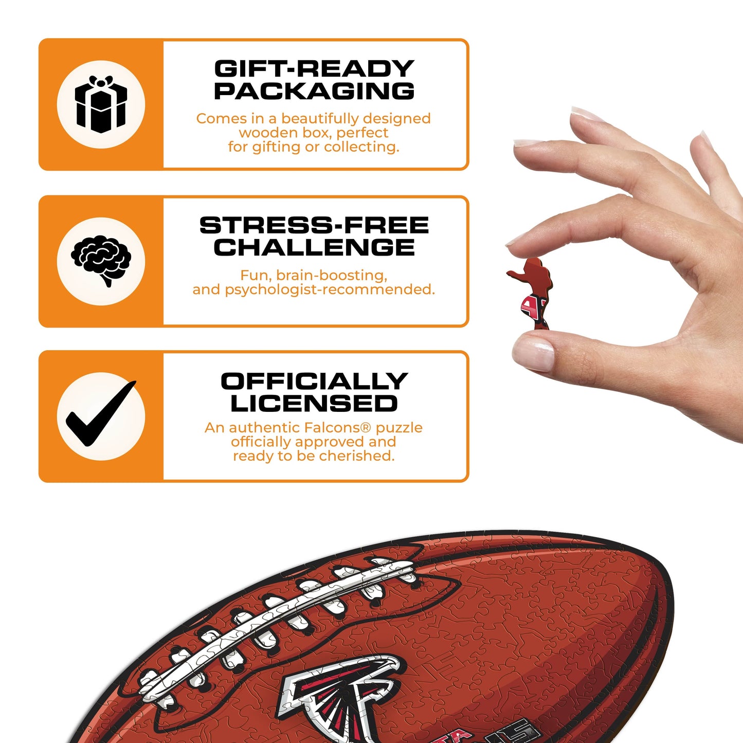 Atlanta Falcons™ - Wooden Puzzle