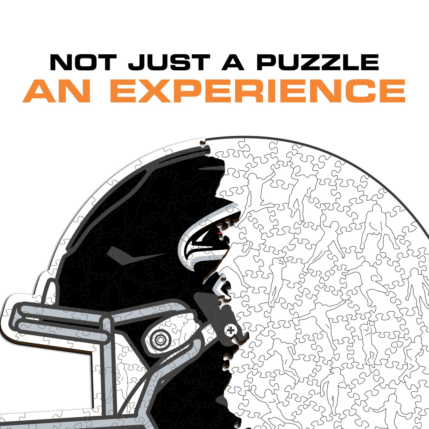 Atlanta Falcons™ Helmet - Wooden Puzzle
