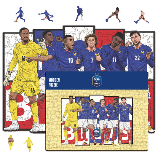 France National Team® 6 Players - Wooden Puzzle