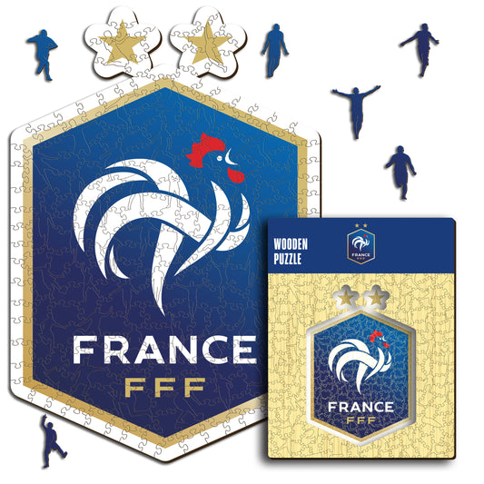 France National Team® Crest - Wooden Puzzle
