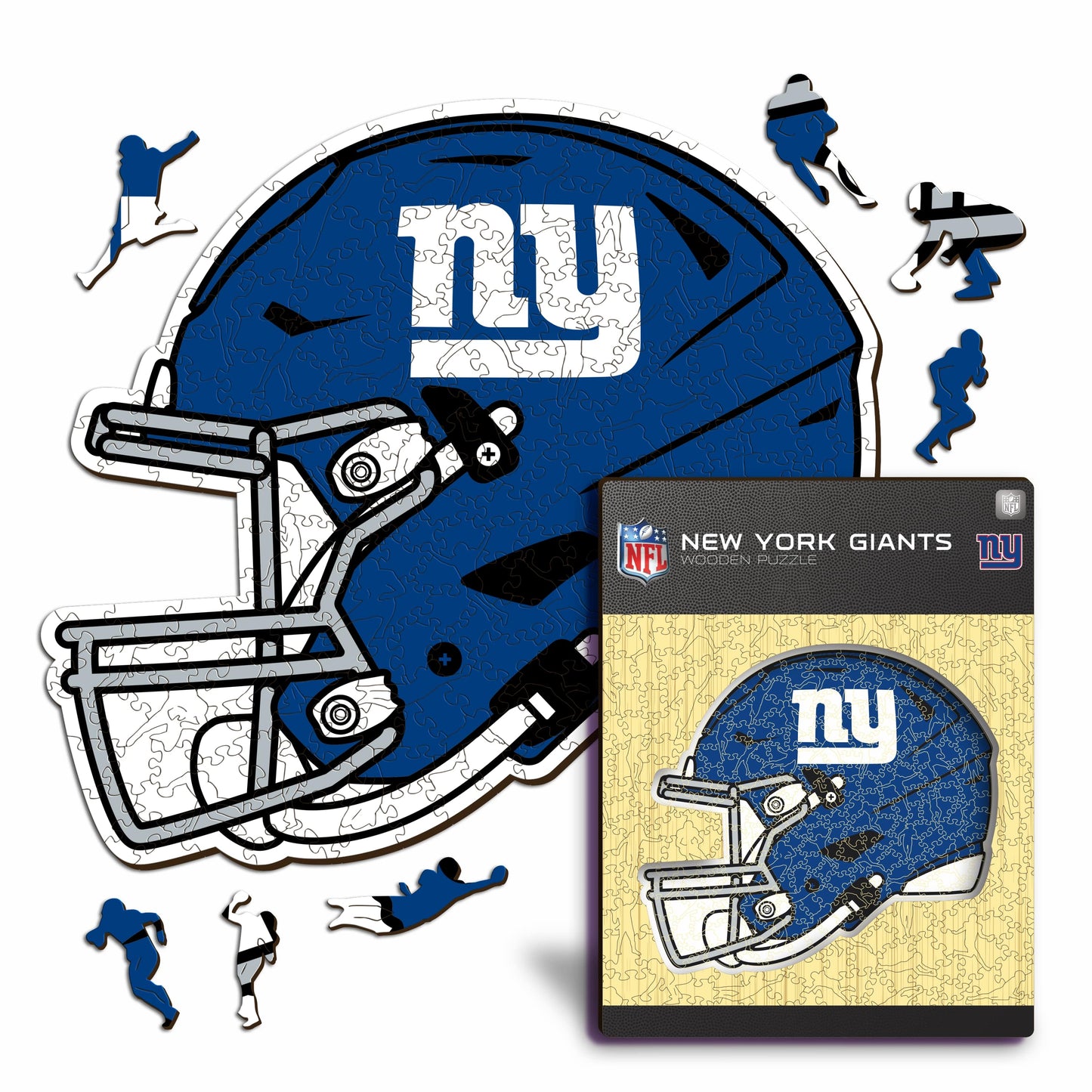New York Giants™ Helmet - Wooden Puzzle