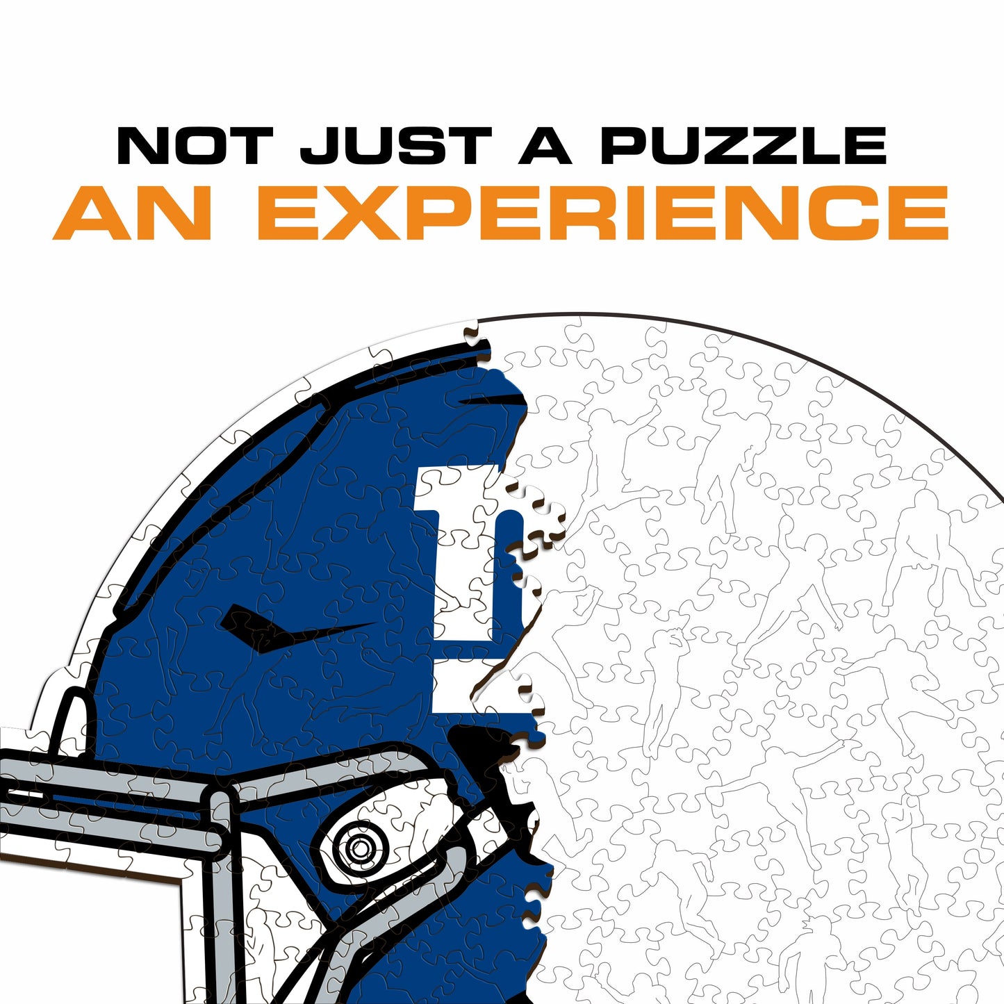 New York Giants™ Helmet - Wooden Puzzle