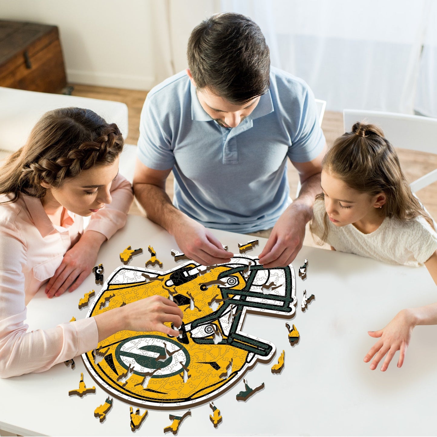 Green Bay Packers™ Helmet - Wooden Puzzle