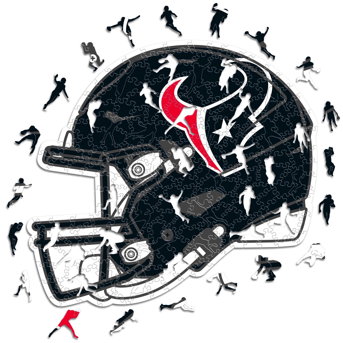 Houston Texans™ Helmet - Wooden Puzzle