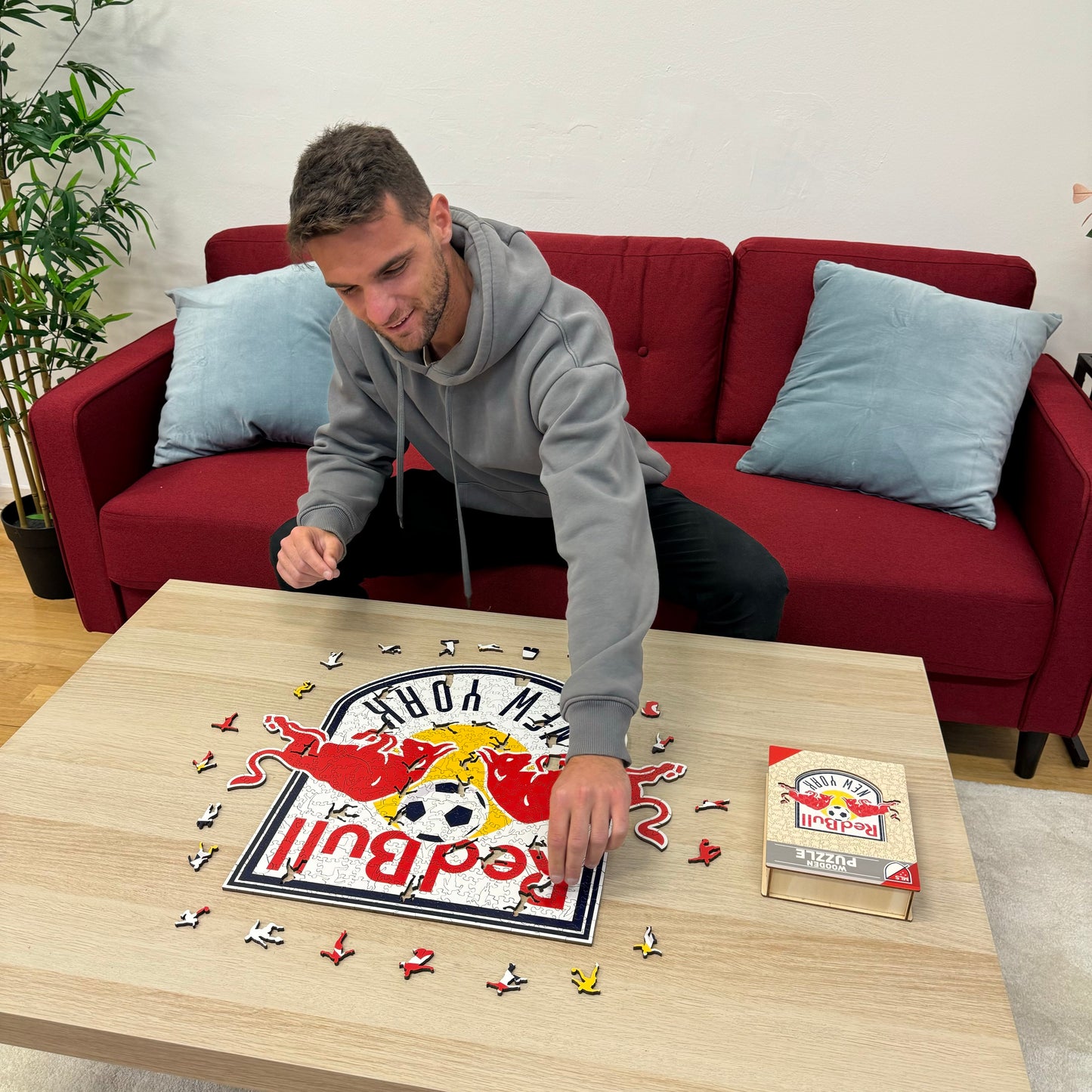 New York Red Bulls® Crest - Wooden Puzzle