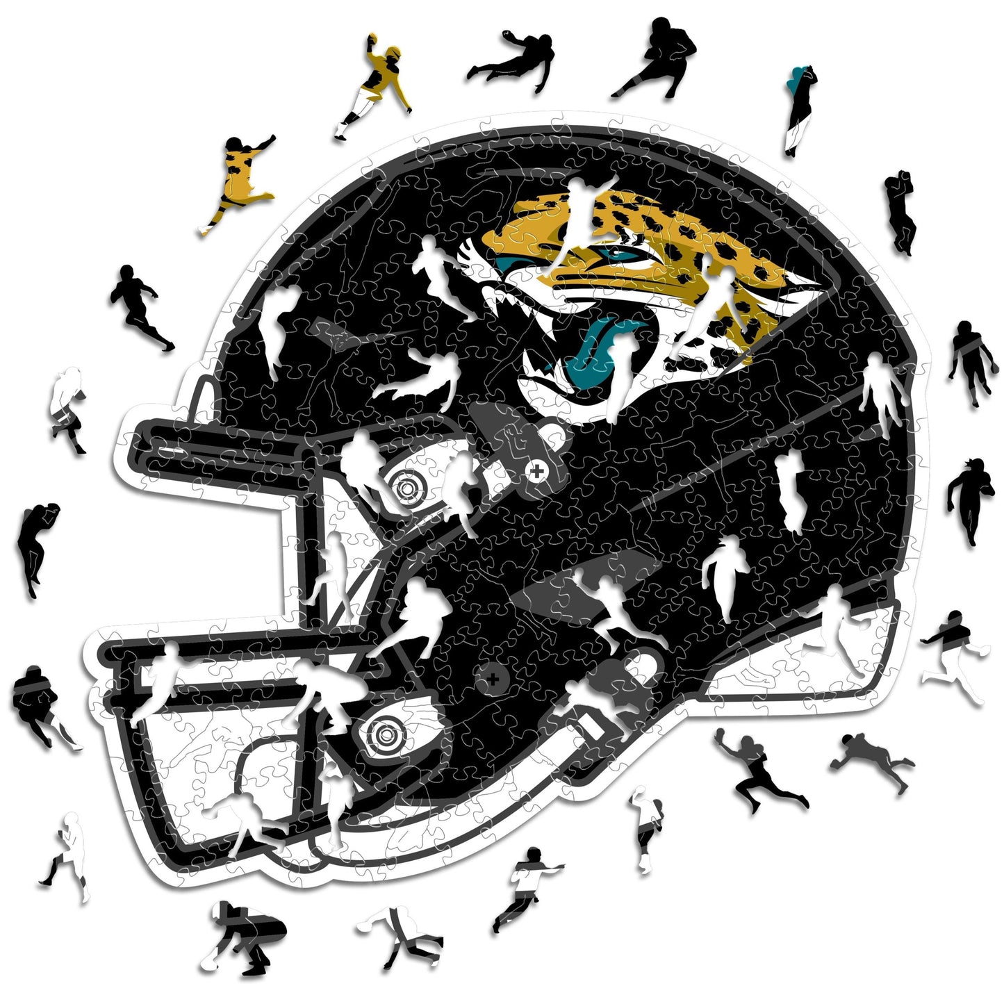 Jacksonville Jaguars™ Helmet - Wooden Puzzle