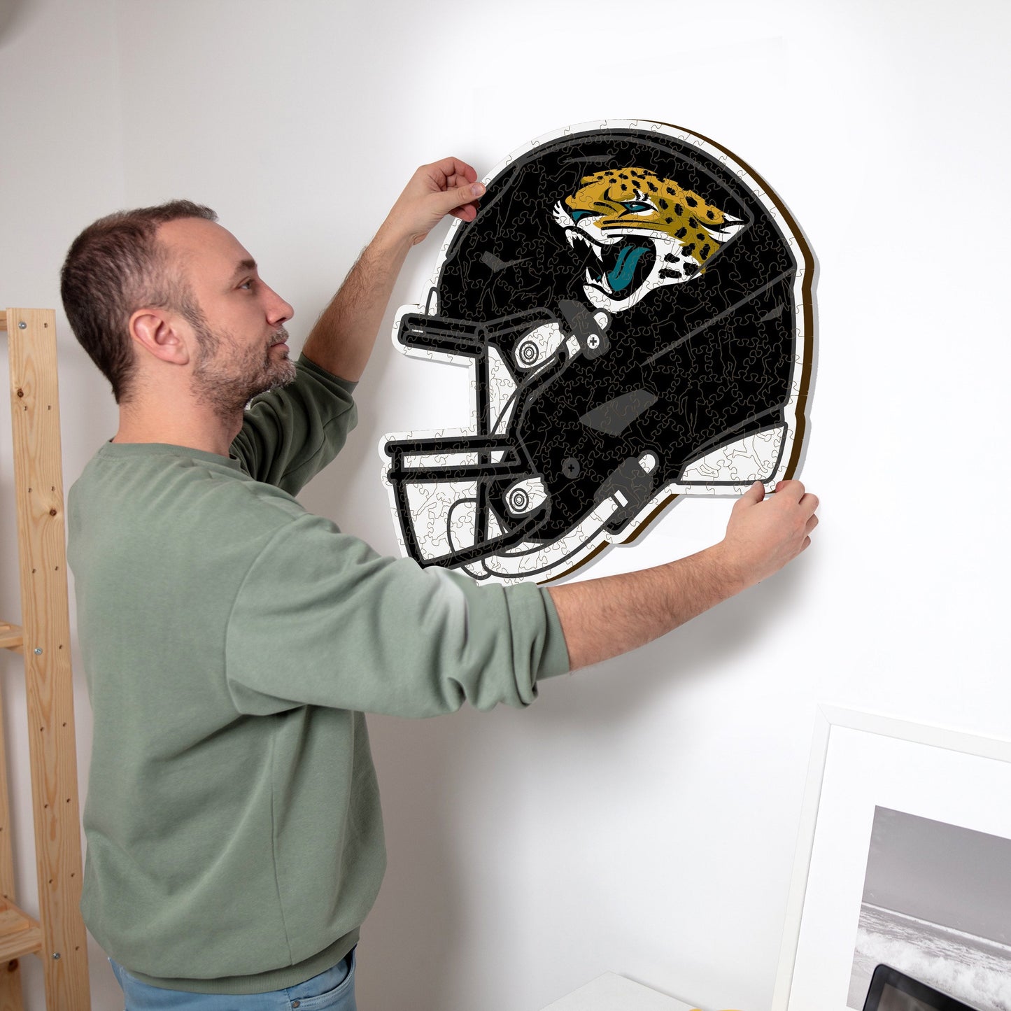 Jacksonville Jaguars™ Helmet - Wooden Puzzle