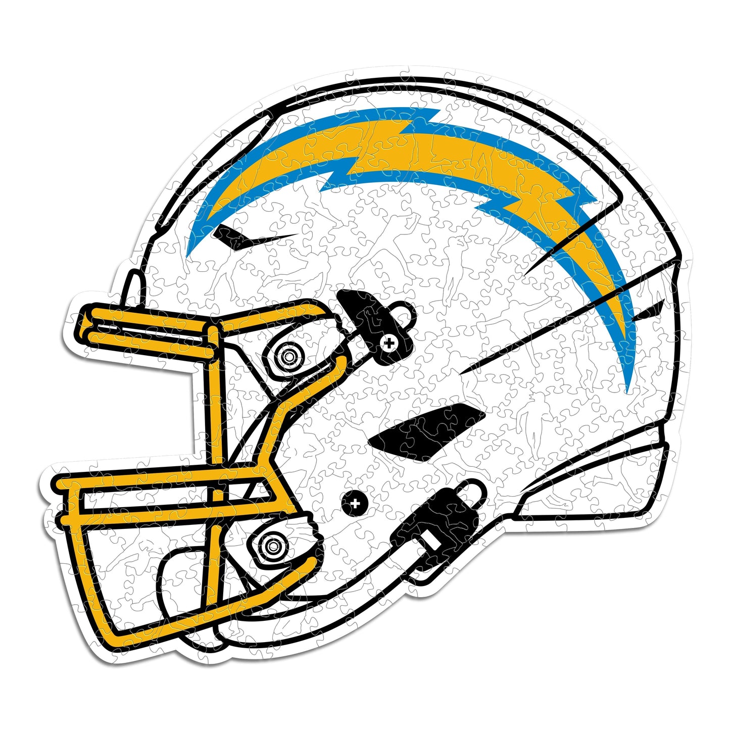 Los Angeles Chargers™ Helmet - Wooden Puzzle
