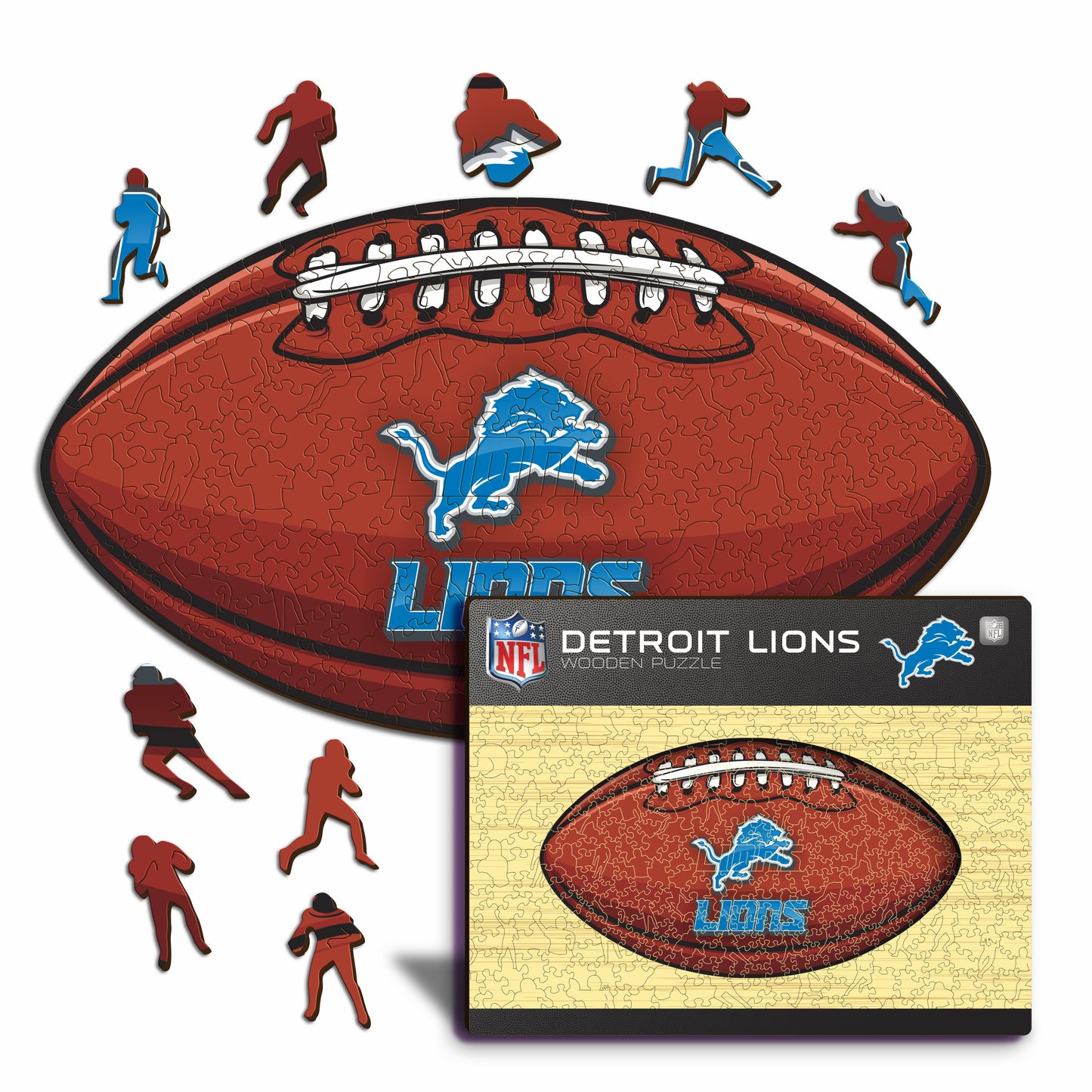 Detroit Lions™ - Wooden Puzzle
