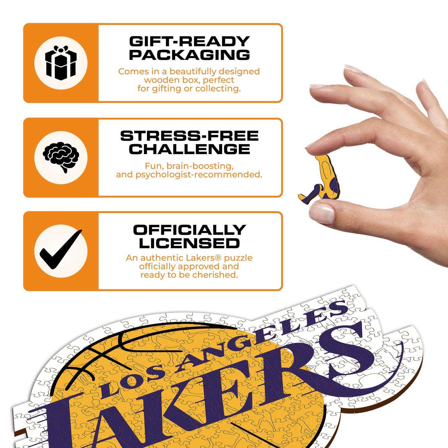 Los Angeles Lakers™ - Wooden Puzzle