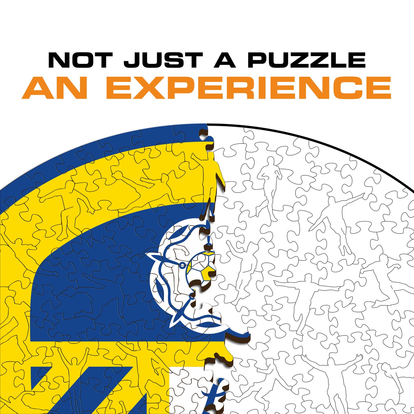 Leeds United FC® Crest - Wooden Puzzle