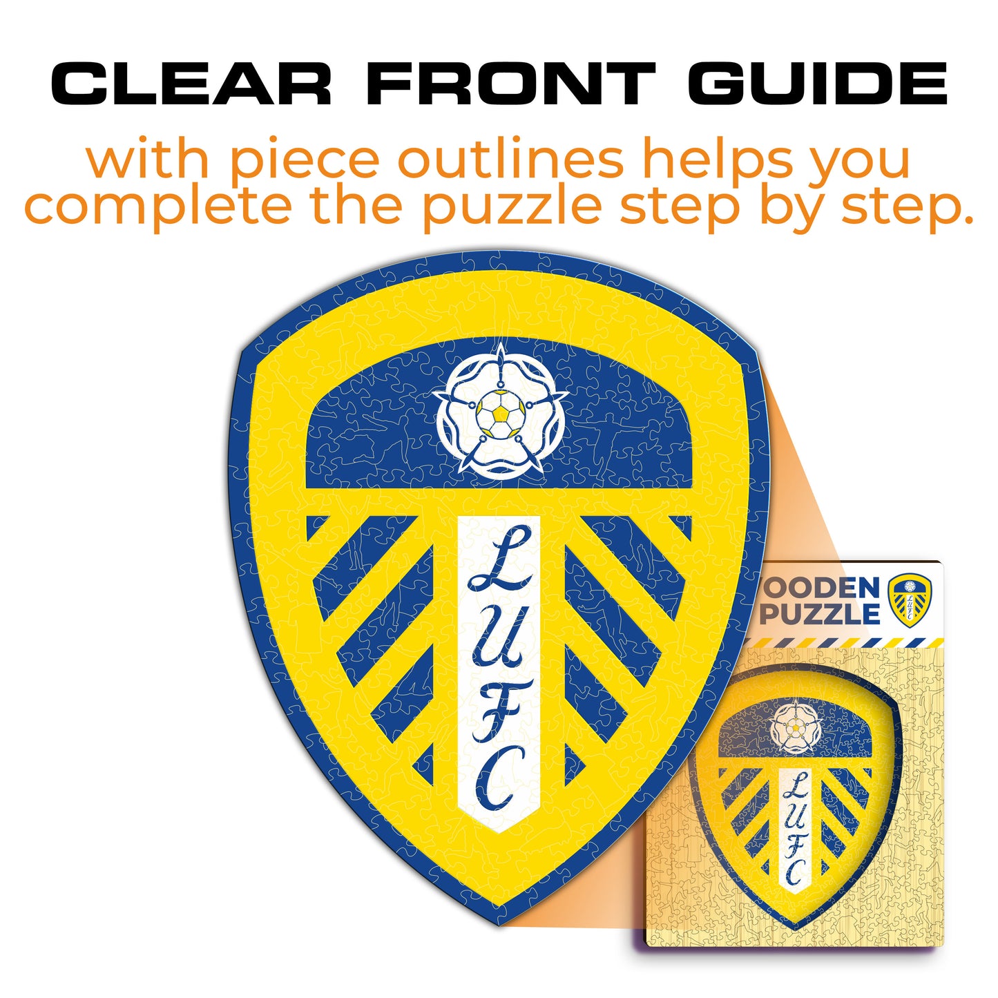 Leeds United FC® Crest - Wooden Puzzle