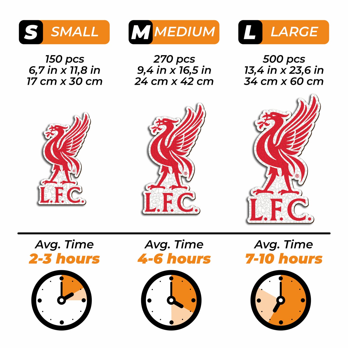 Liverpool FC® Liver Bird Crest - Wooden Puzzle