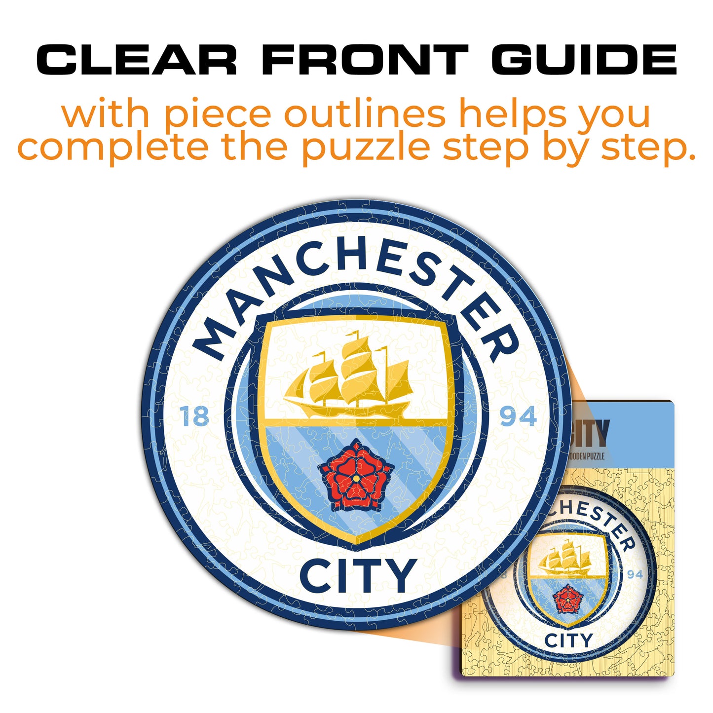 Manchester City FC® Crest - Wooden Puzzle