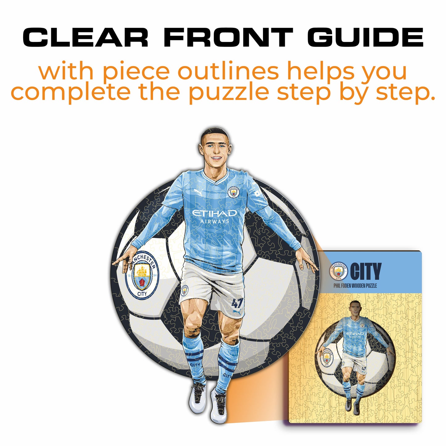 Phil Foden - Wooden Puzzle