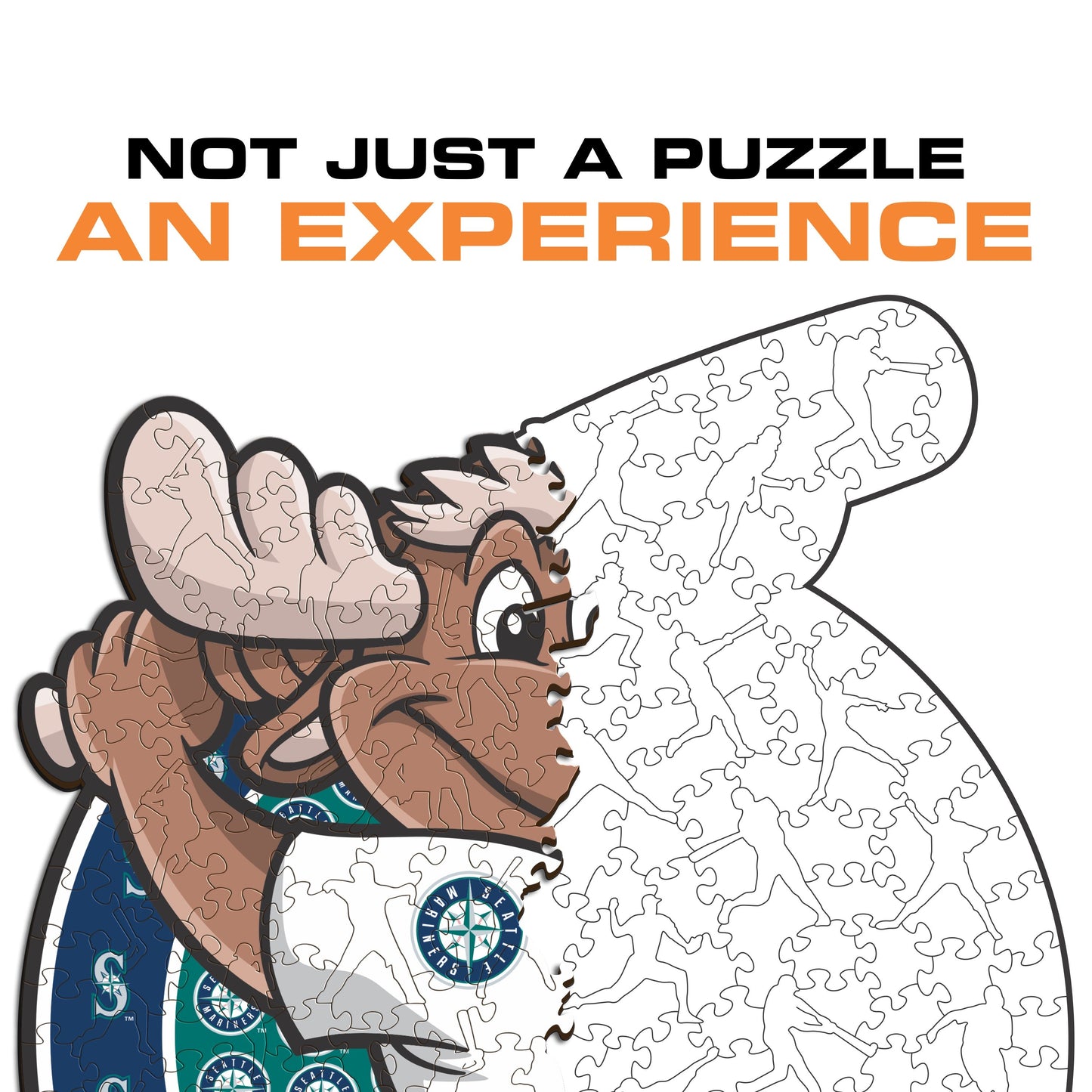 Seattle Mariners™ Mascot - Wooden Puzzle