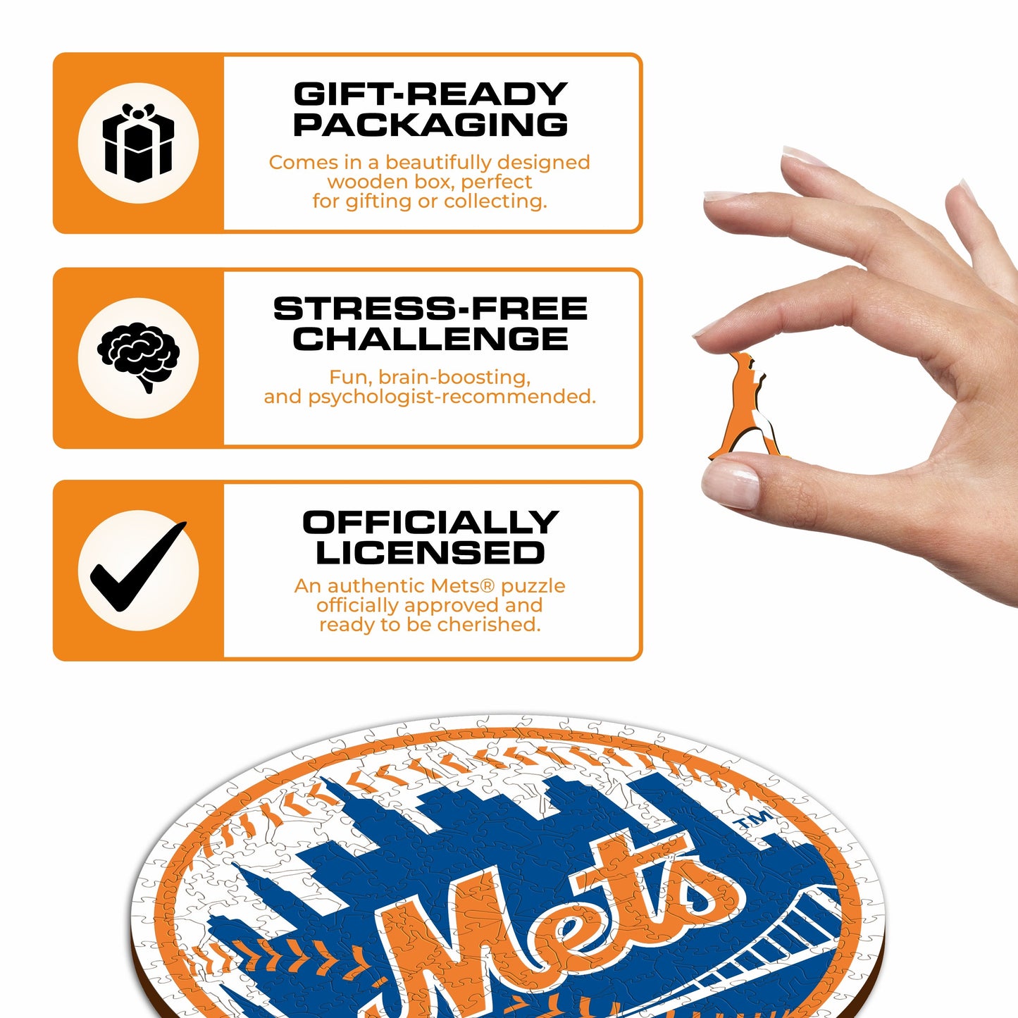 New York Mets™ - Wooden Puzzle