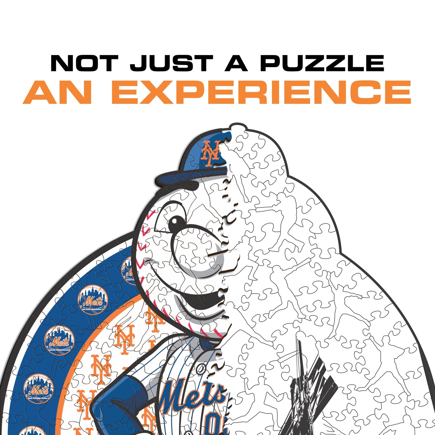 New York Mets™ Mascot - Wooden Puzzle
