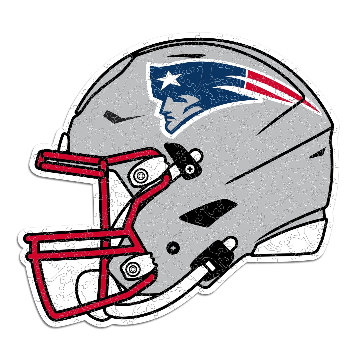 New England Patriots™ Helmet - Wooden Puzzle