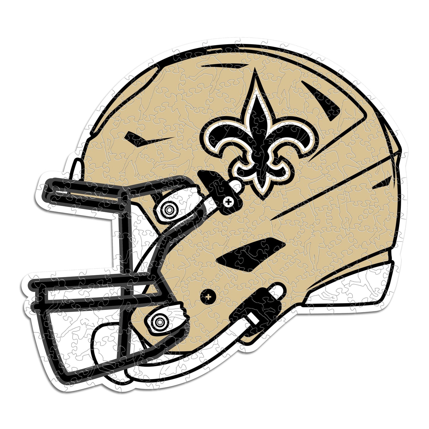 New Orleans Saints™ Helmet - Wooden Puzzle