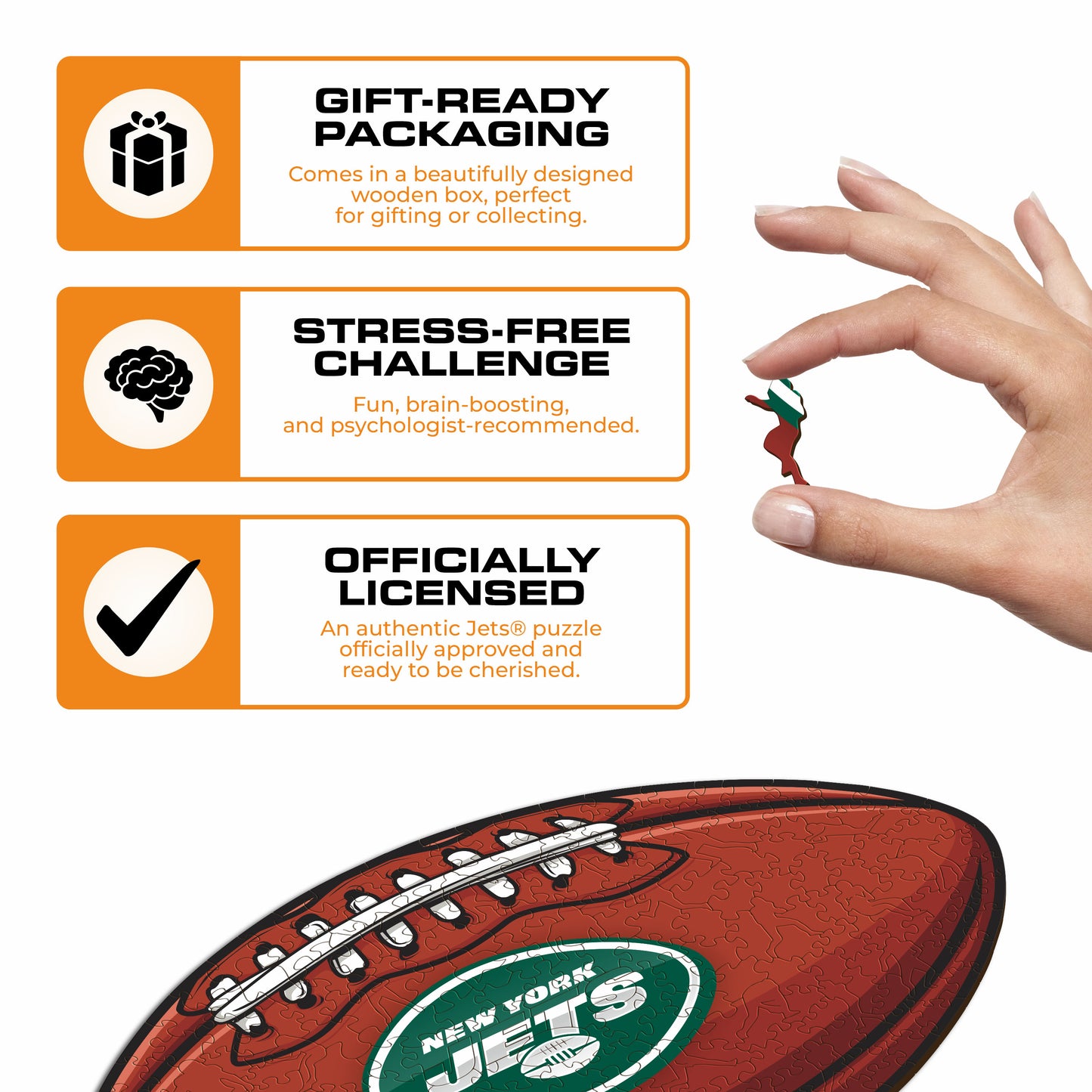 New York Jets™ - Wooden Puzzle
