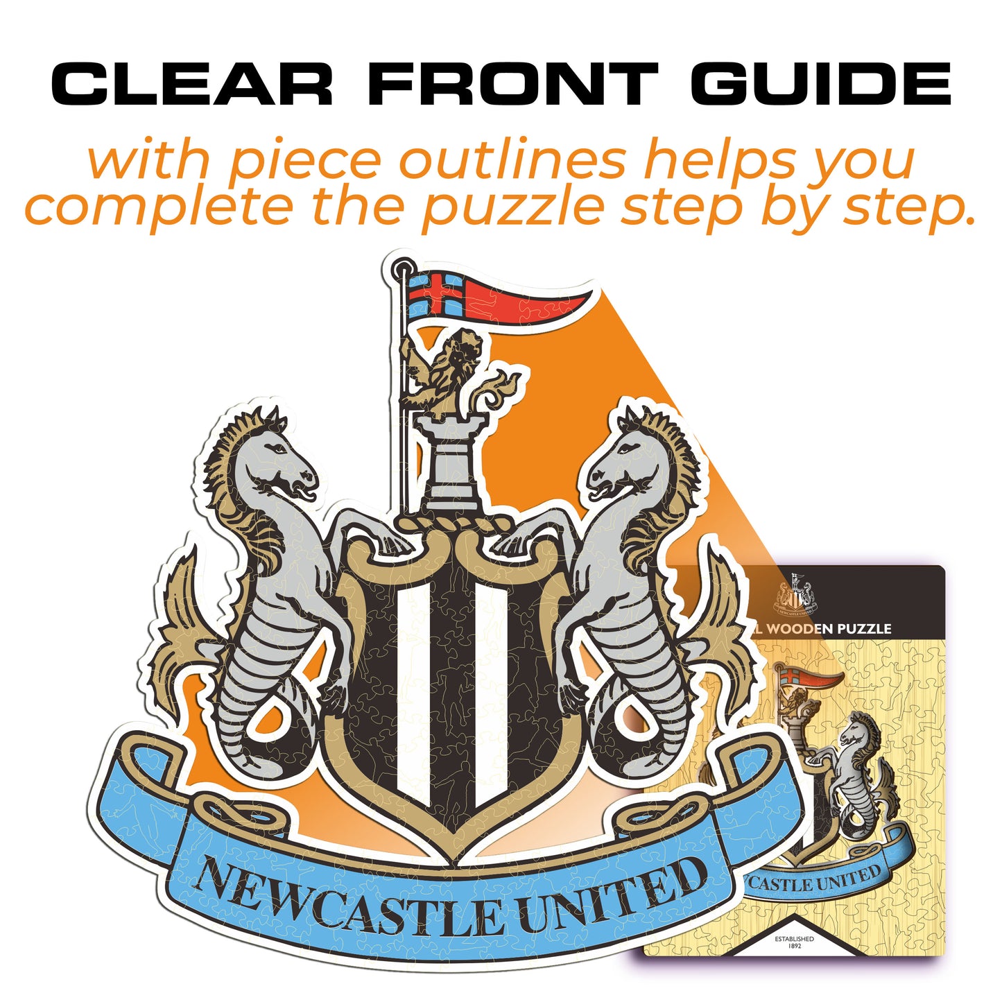 Newcastle United FC® Crest - Wooden Puzzle
