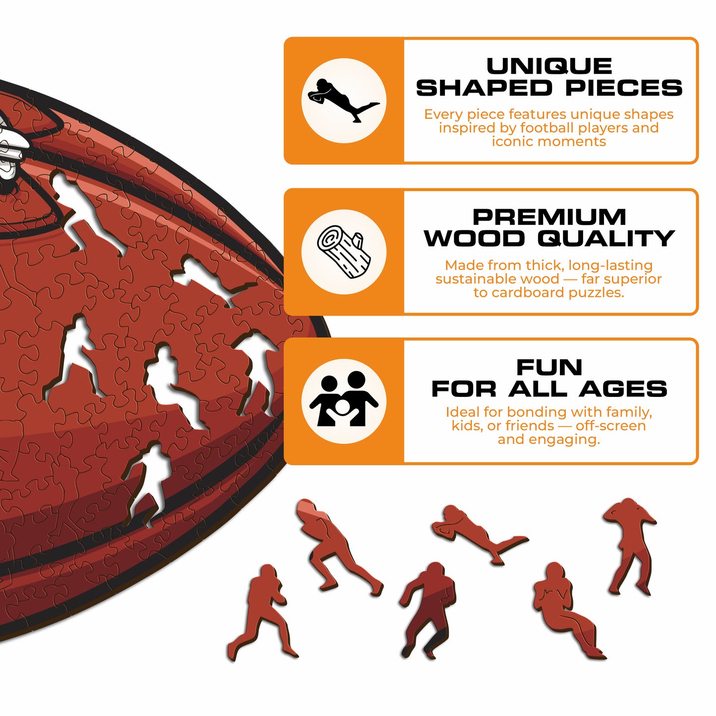 Green Bay Packers™ - Wooden Puzzle