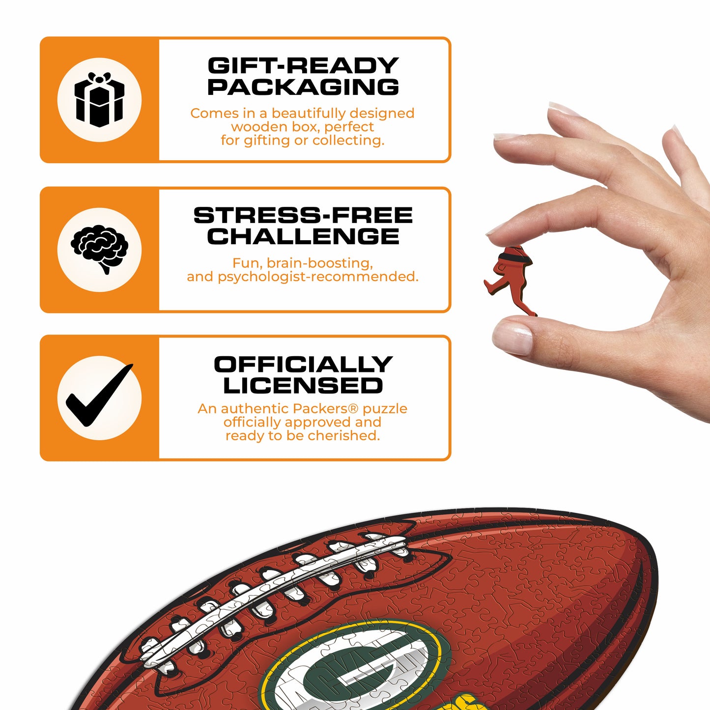 Green Bay Packers™ - Wooden Puzzle