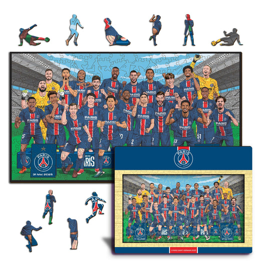 Paris Saint-Germain FC® Treble Winners 24/25 - Wooden Puzzle