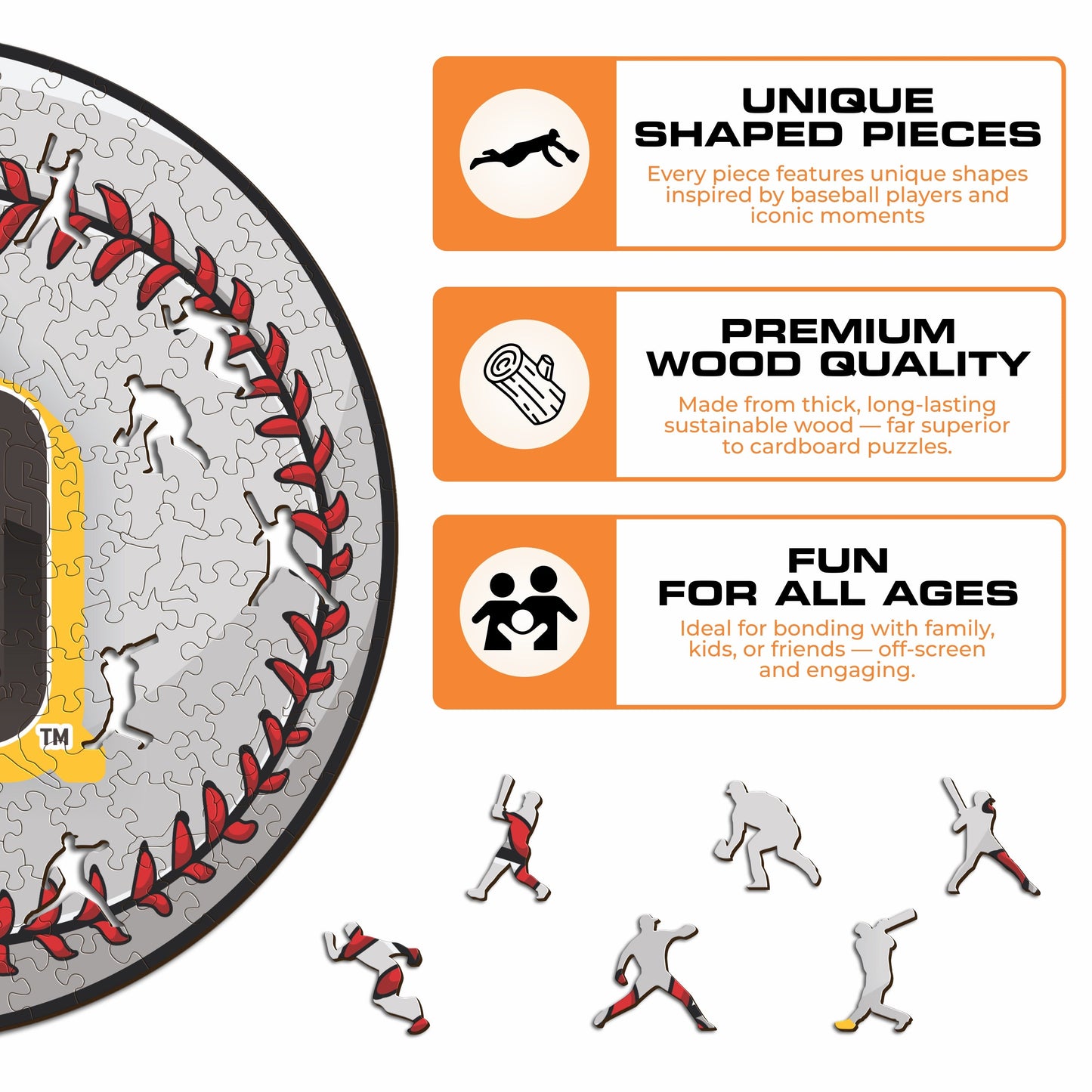 San Diego Padres™ - Wooden Puzzle