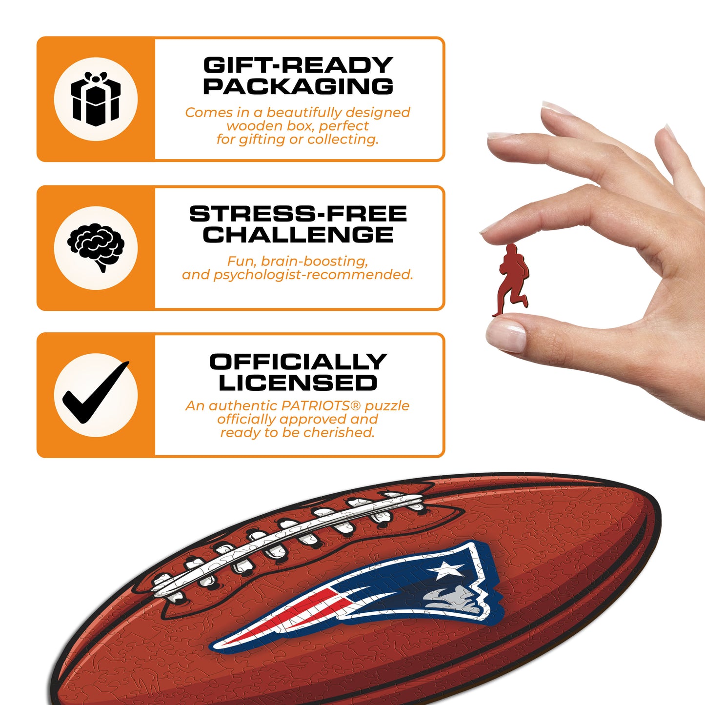 New England Patriots™ - Wooden Puzzle