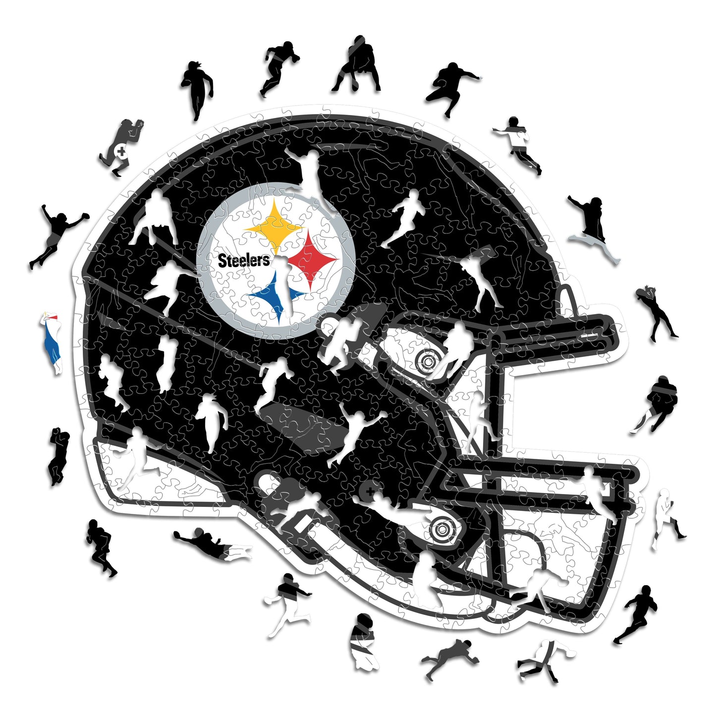 Pittsburgh Steelers™ Helmet - Wooden Puzzle