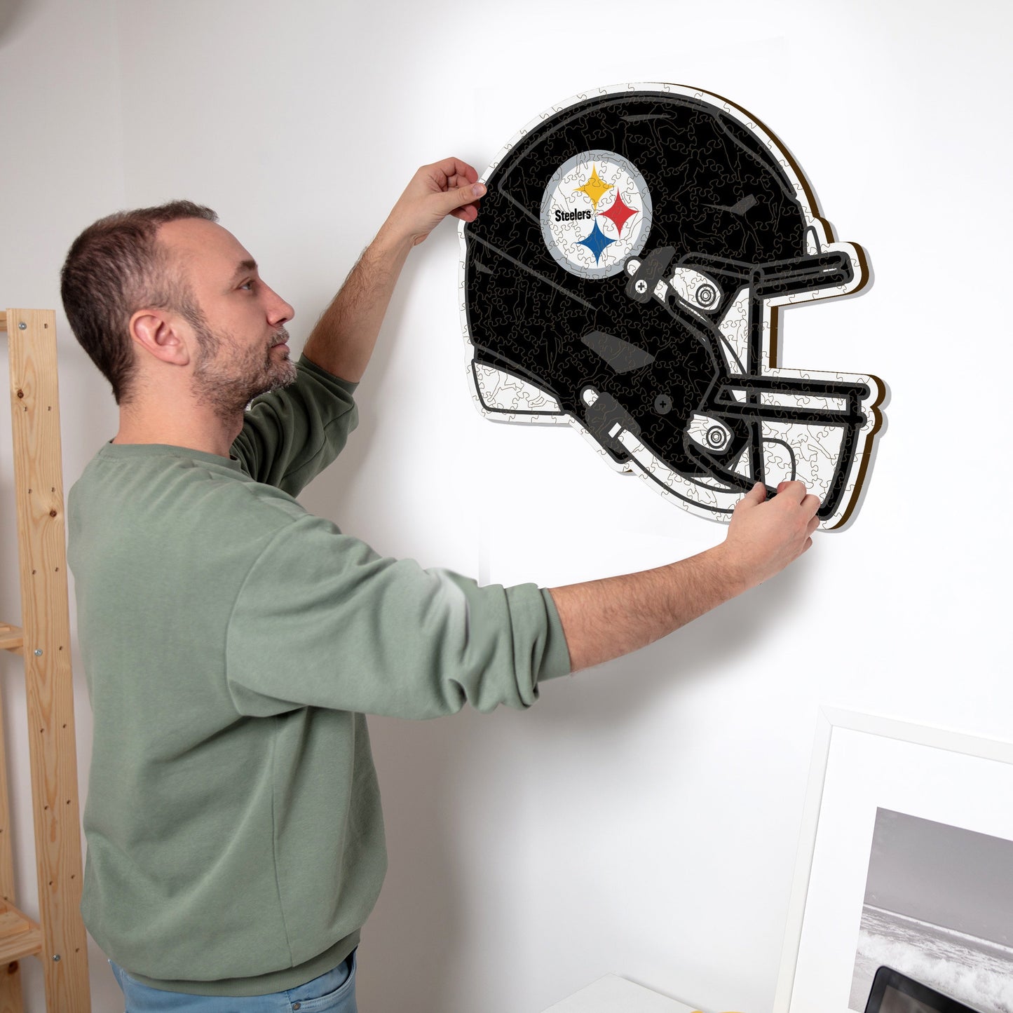 Pittsburgh Steelers™ Helmet - Wooden Puzzle