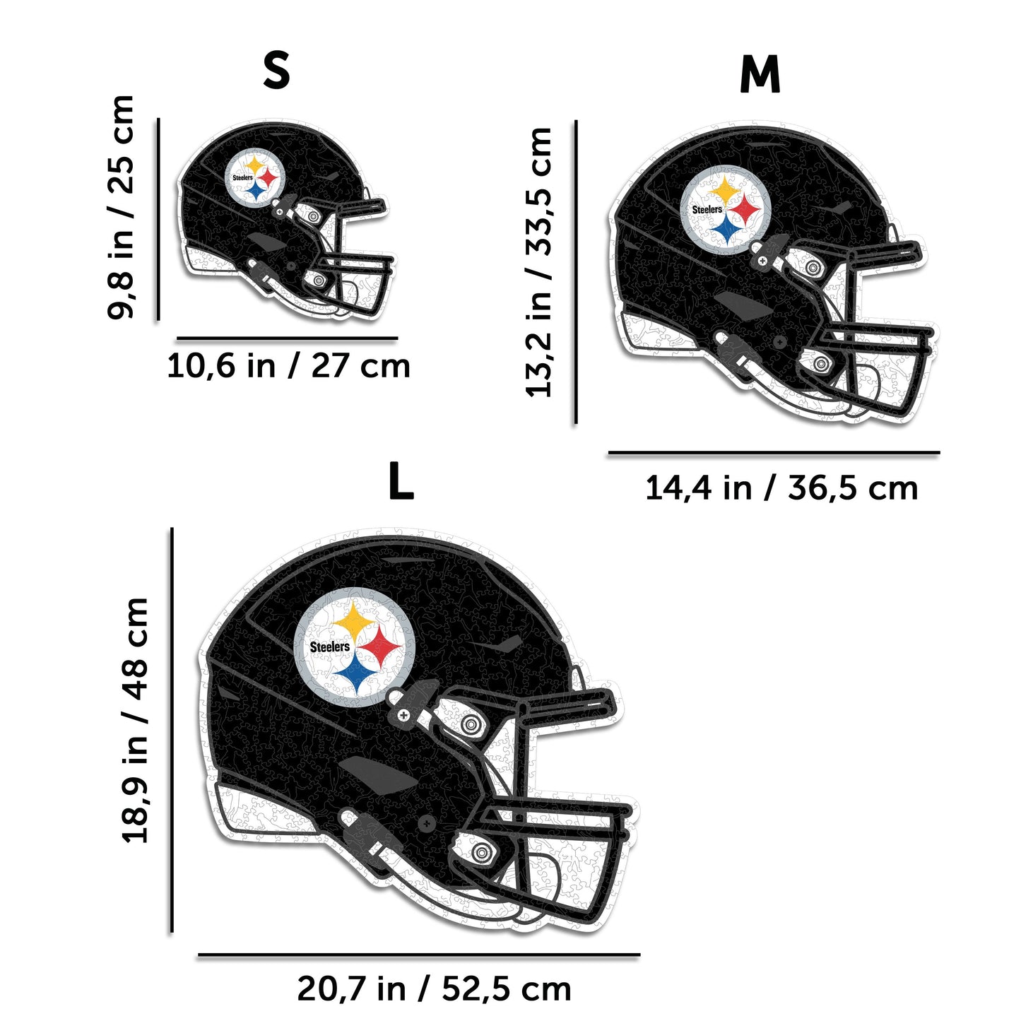Pittsburgh Steelers™ Helmet - Wooden Puzzle