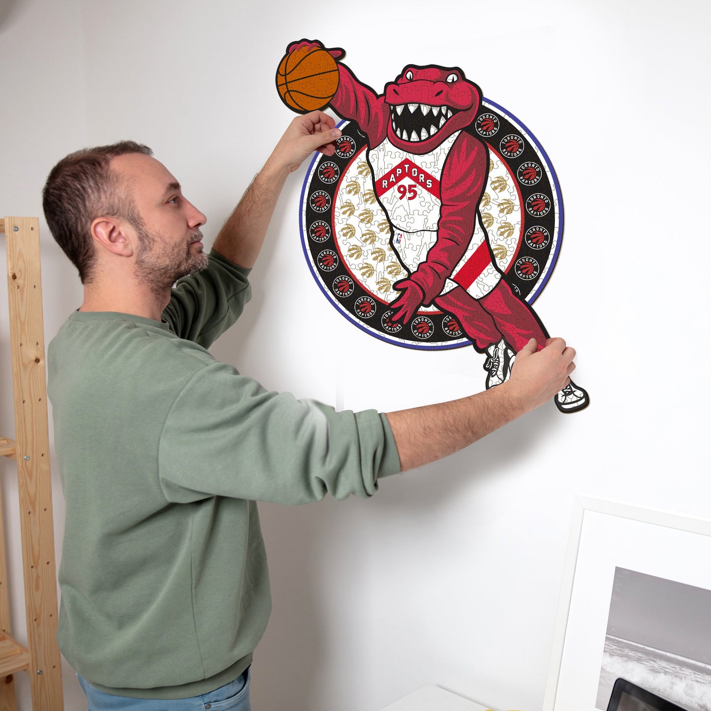 Toronto Raptors™ Mascot - Wooden Puzzle