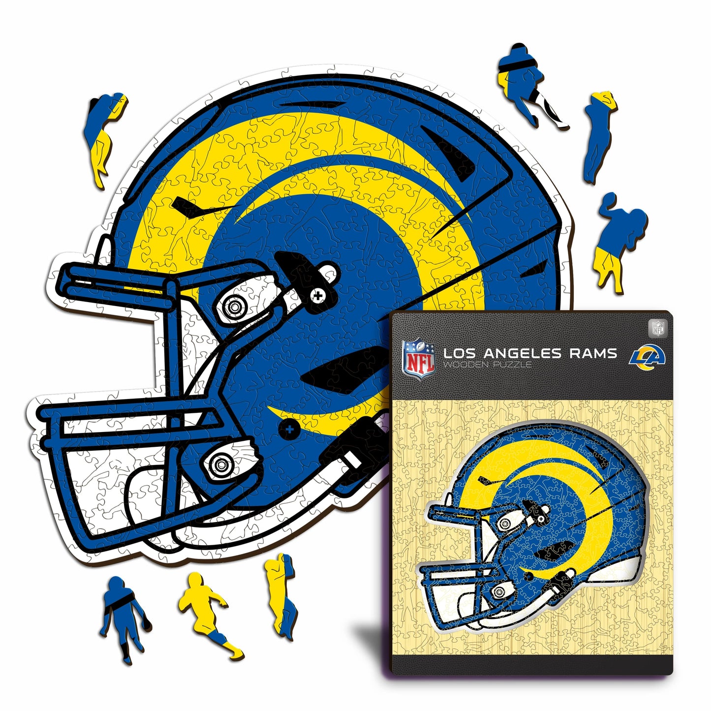 Los Angeles Rams™ Helmet - Wooden Puzzle