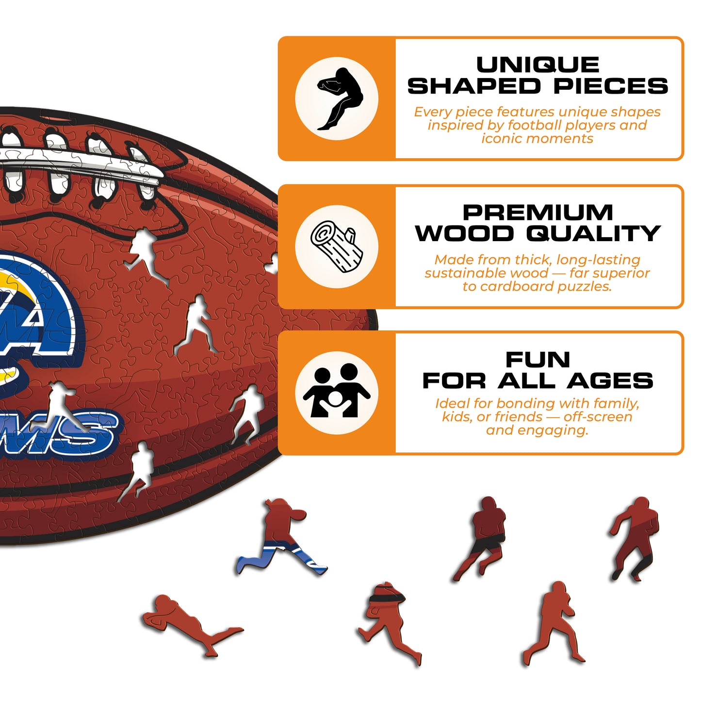 Los Angeles Rams™ - Wooden Puzzle