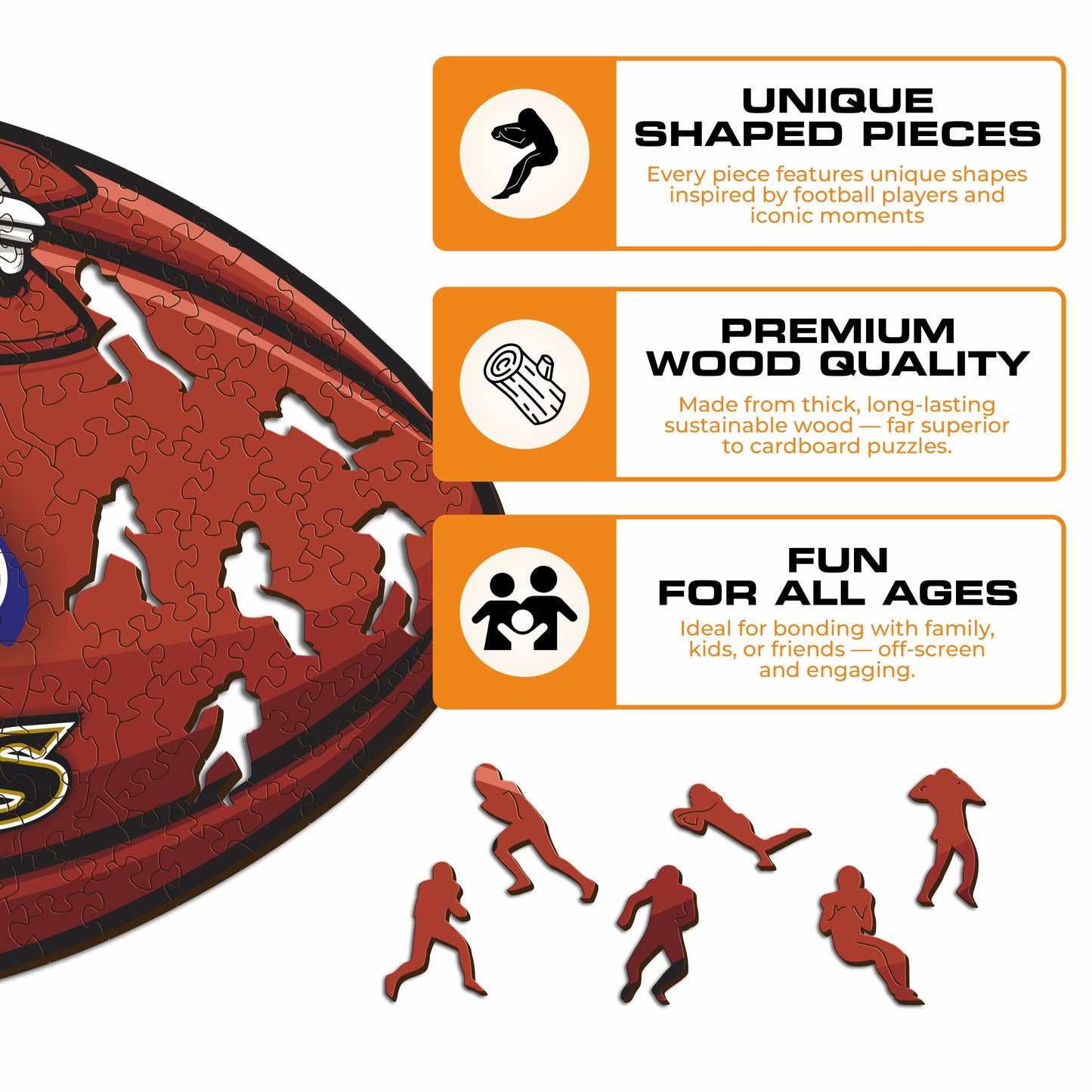 Baltimore Ravens™ - Wooden Puzzle
