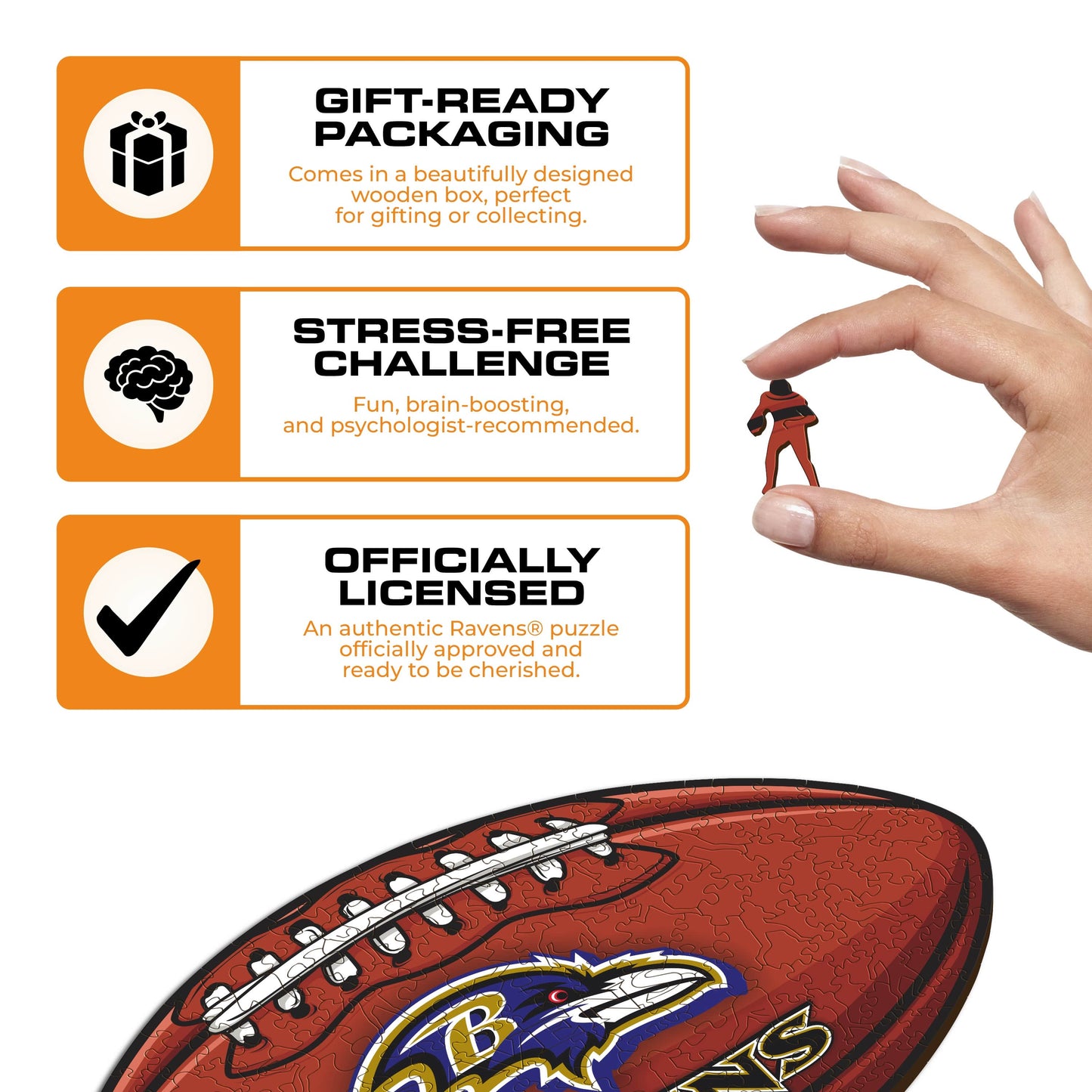 Baltimore Ravens™ - Wooden Puzzle