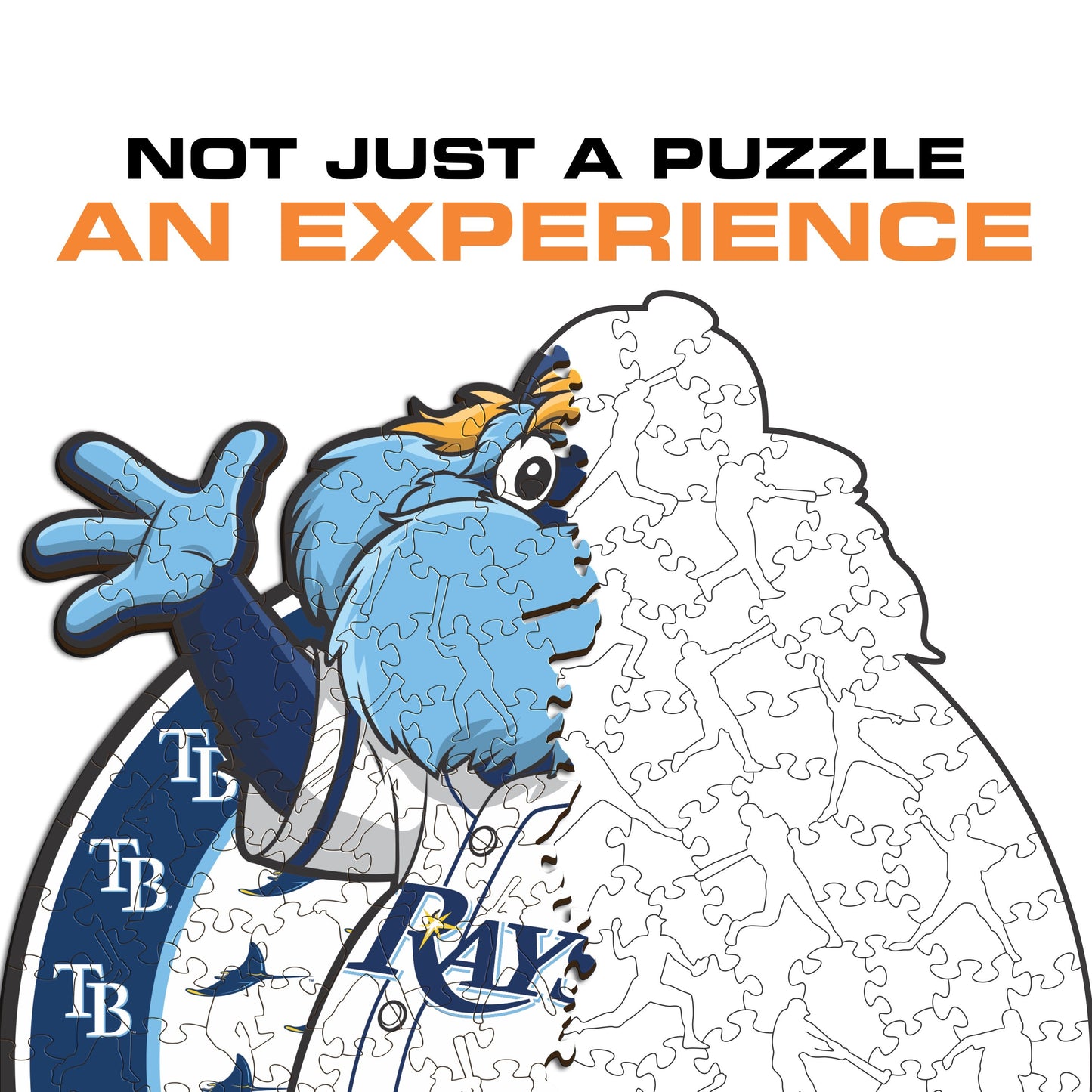 Tampa Bay Rays™ Mascot - Wooden Puzzle