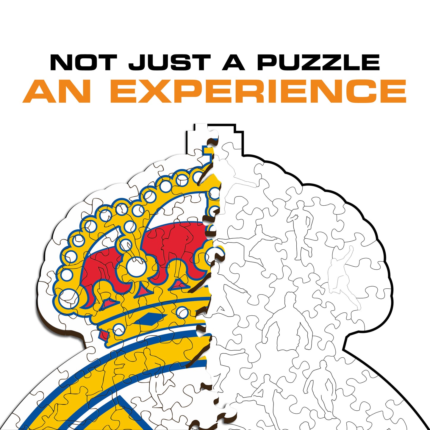 Real Madrid CF® Crest - Wooden Puzzle