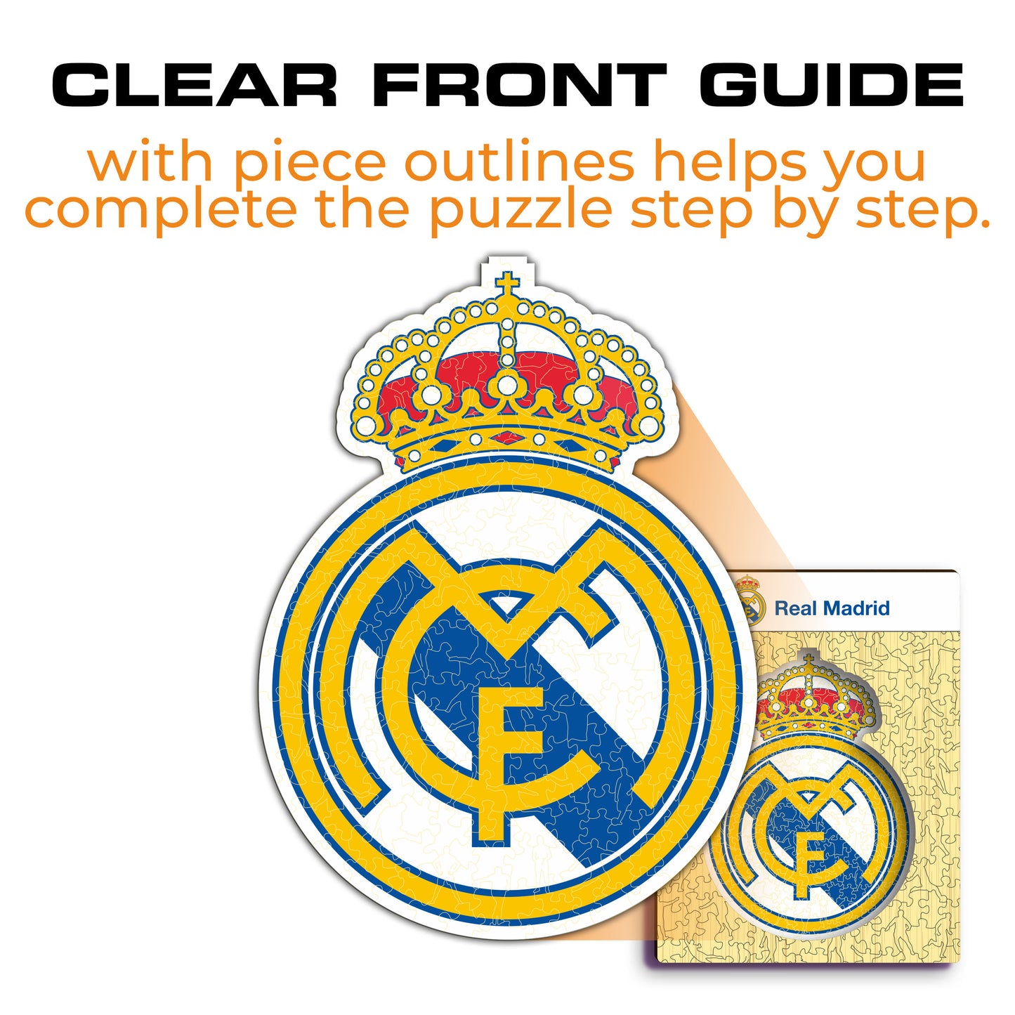 Real Madrid CF® Crest - Wooden Puzzle