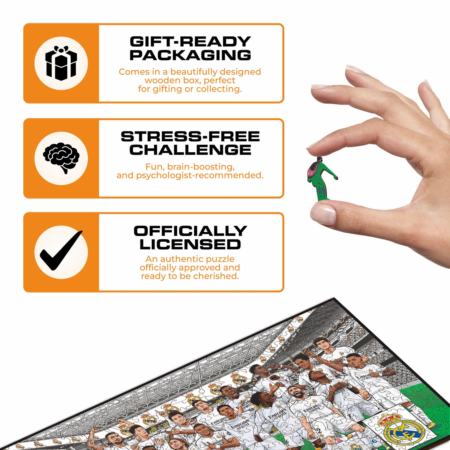 Real Madrid CF® Team - Wooden Puzzle