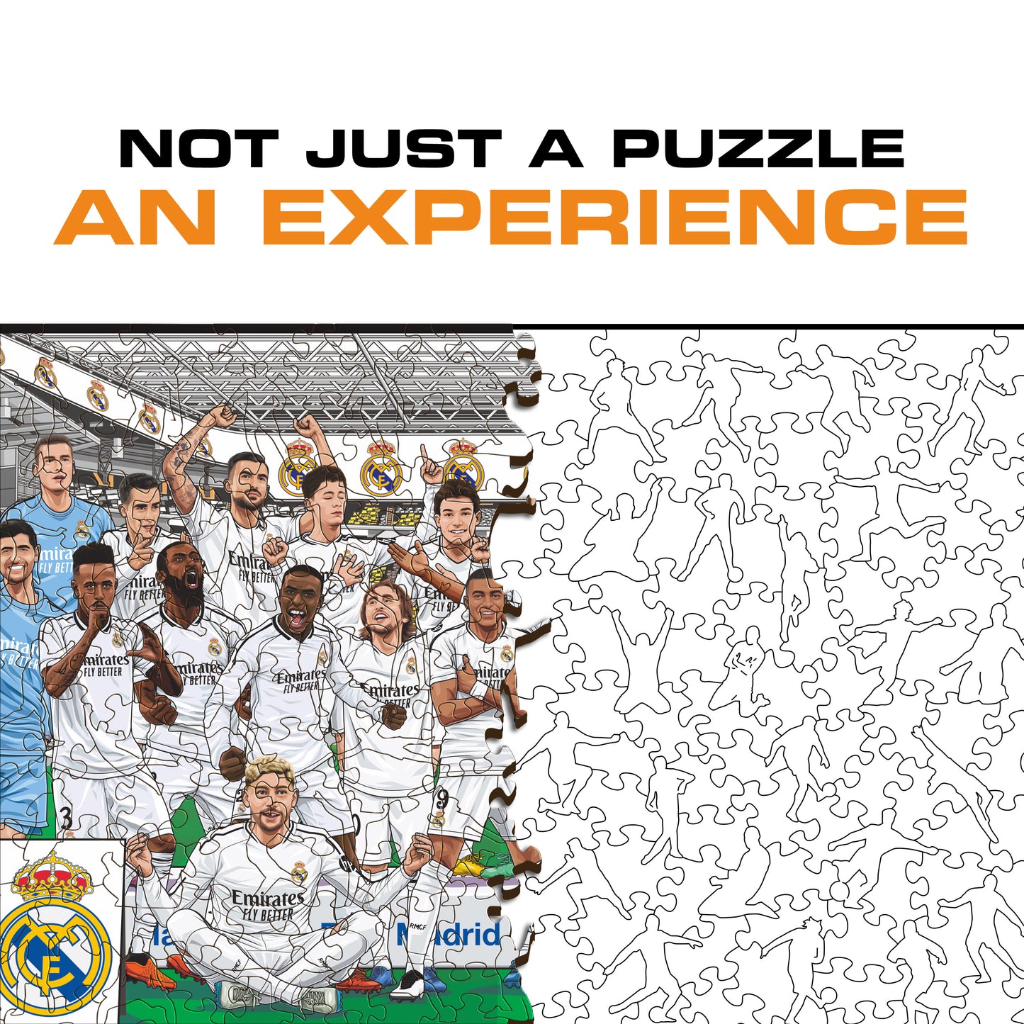Real Madrid CF® Team - Wooden Puzzle